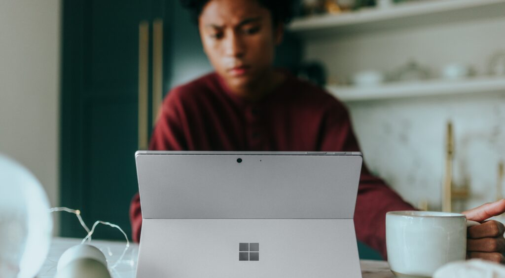 image of focusing on work